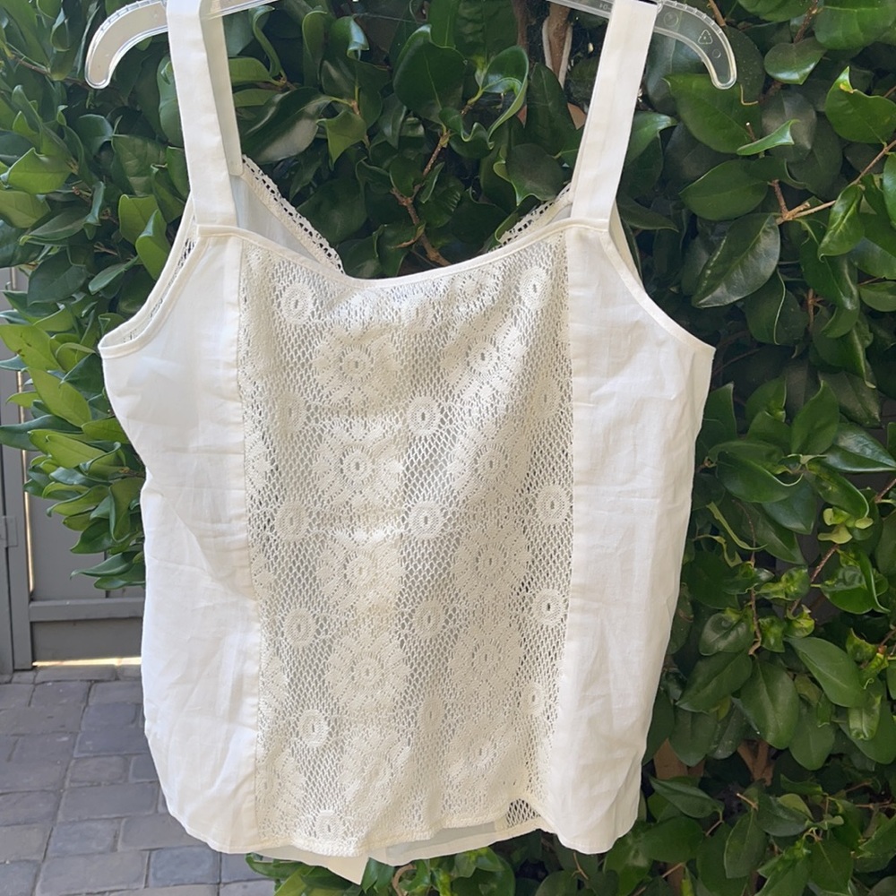 Tank top white off color, made in Europe ( Ukrain), 100% cotton , size 48 ( M). - Picture 4 of 8